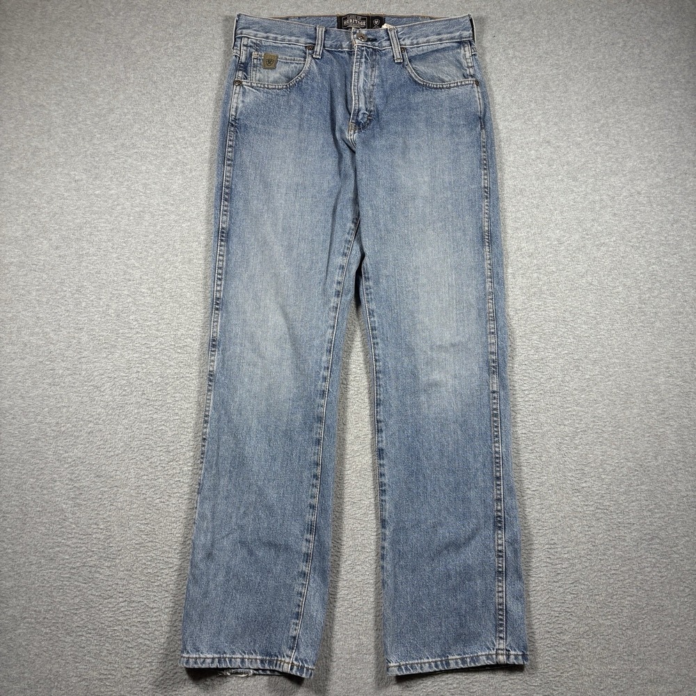 Ariat M2 Classic Cut Heritage Denim Jeans 30x32 Mens Medium Wash Bootcut